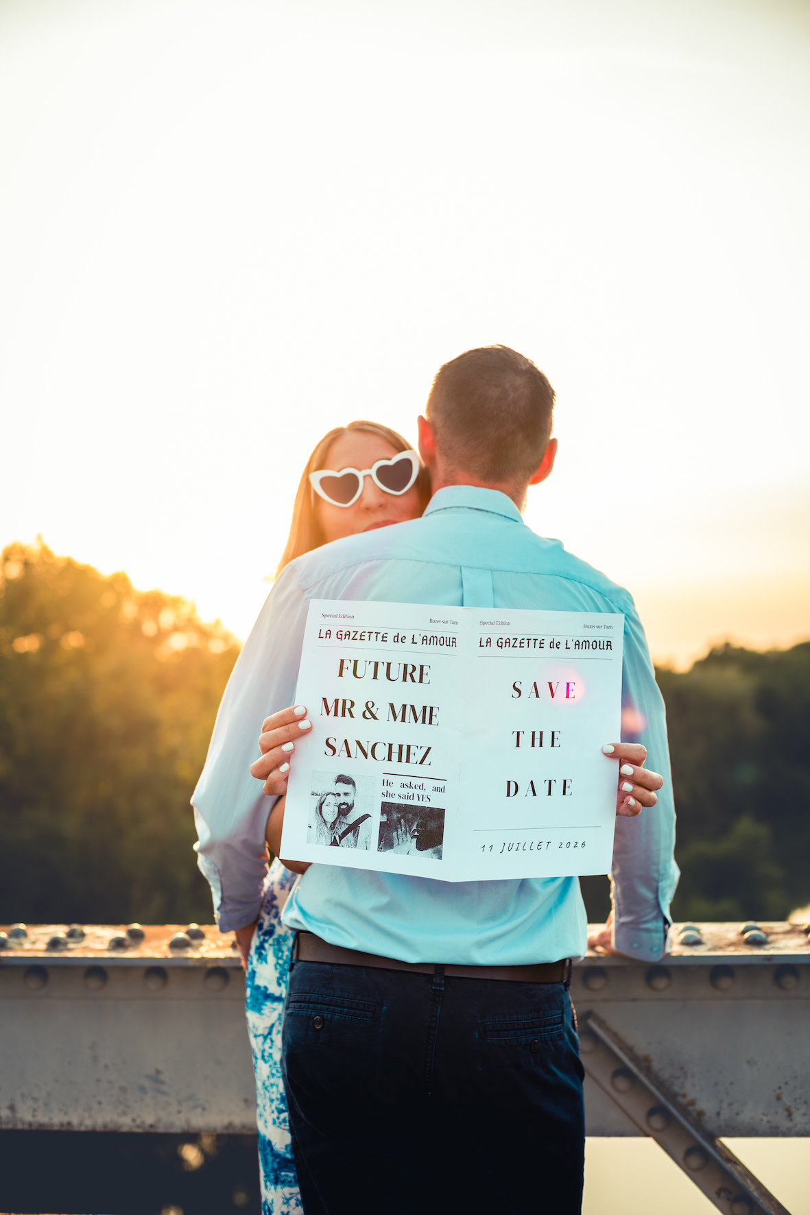 Save The Date sur le pont de Buzet
