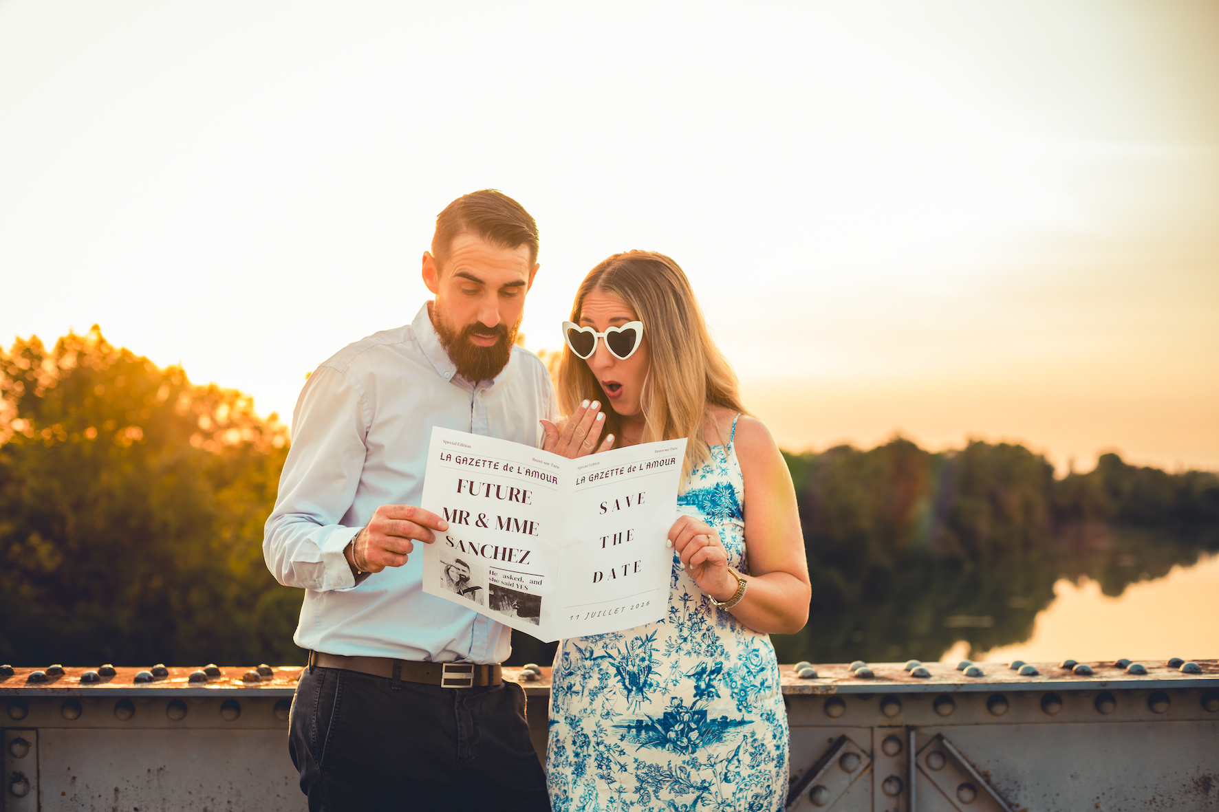 Save The Date sur le pont de Buzet