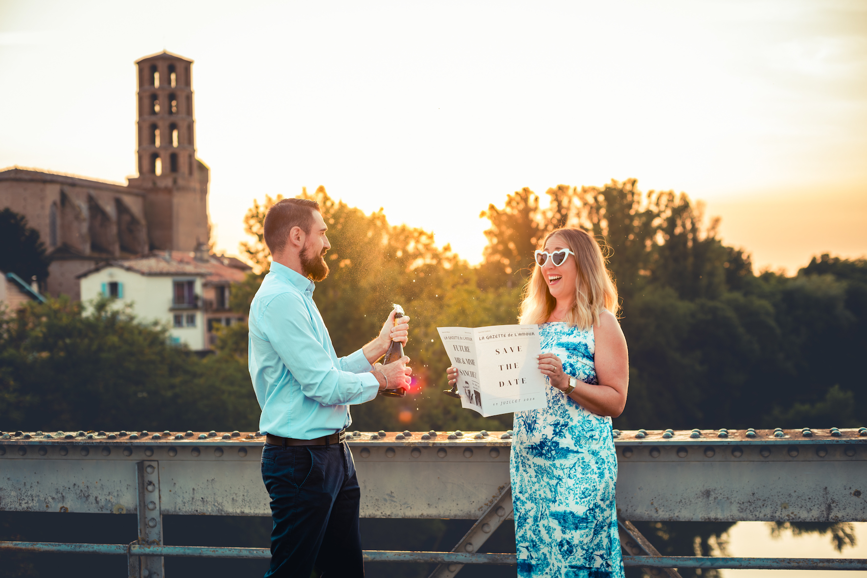 Save The Date sur le pont de Buzet