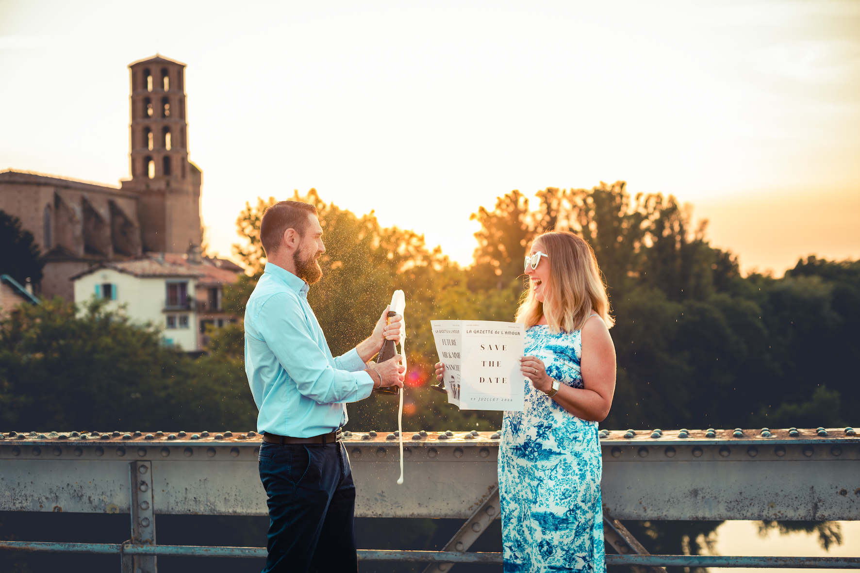 Save The Date sur le pont de Buzet