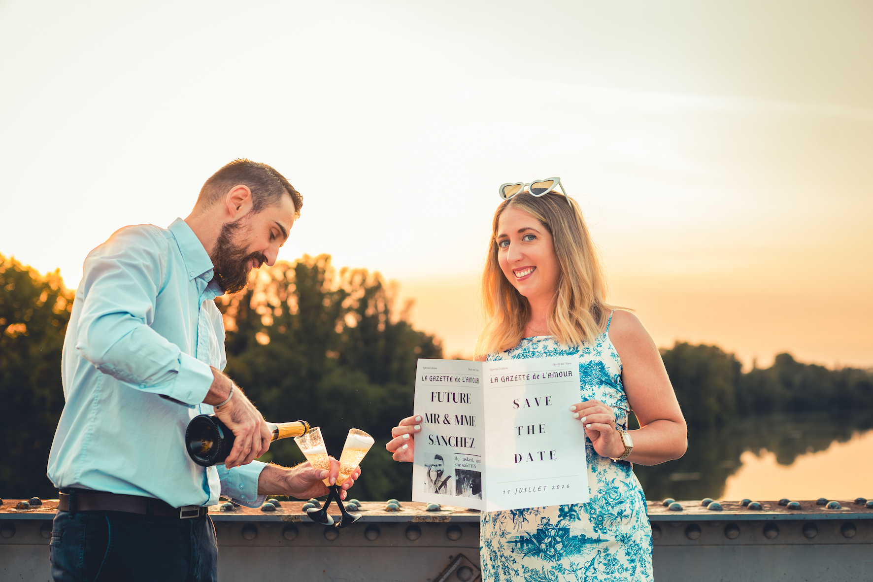 Save The Date sur le pont de Buzet